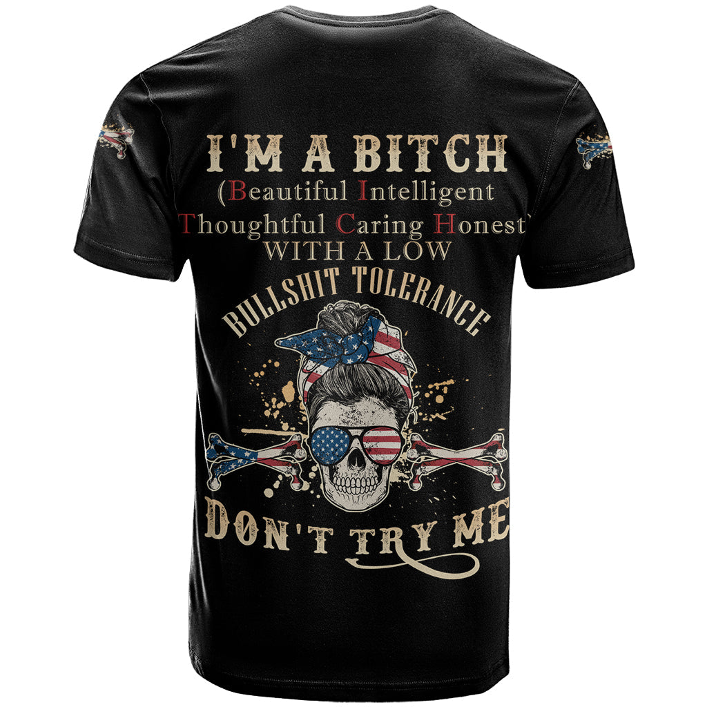 I'm A B Don't Try Me T-Shirt Graphic Tee