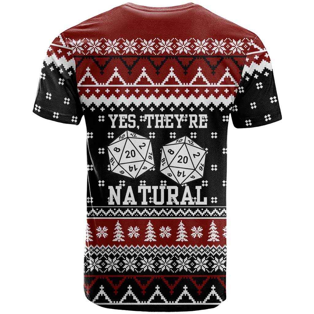 They Are Natural Christmas T-Shirt Xmas Holiday Patterns Graphic Tee