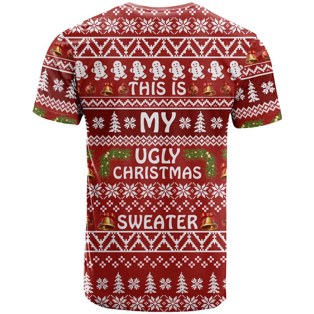 This Is My Christmas T-Shirt Xmas Holiday Patterns Graphic Tee