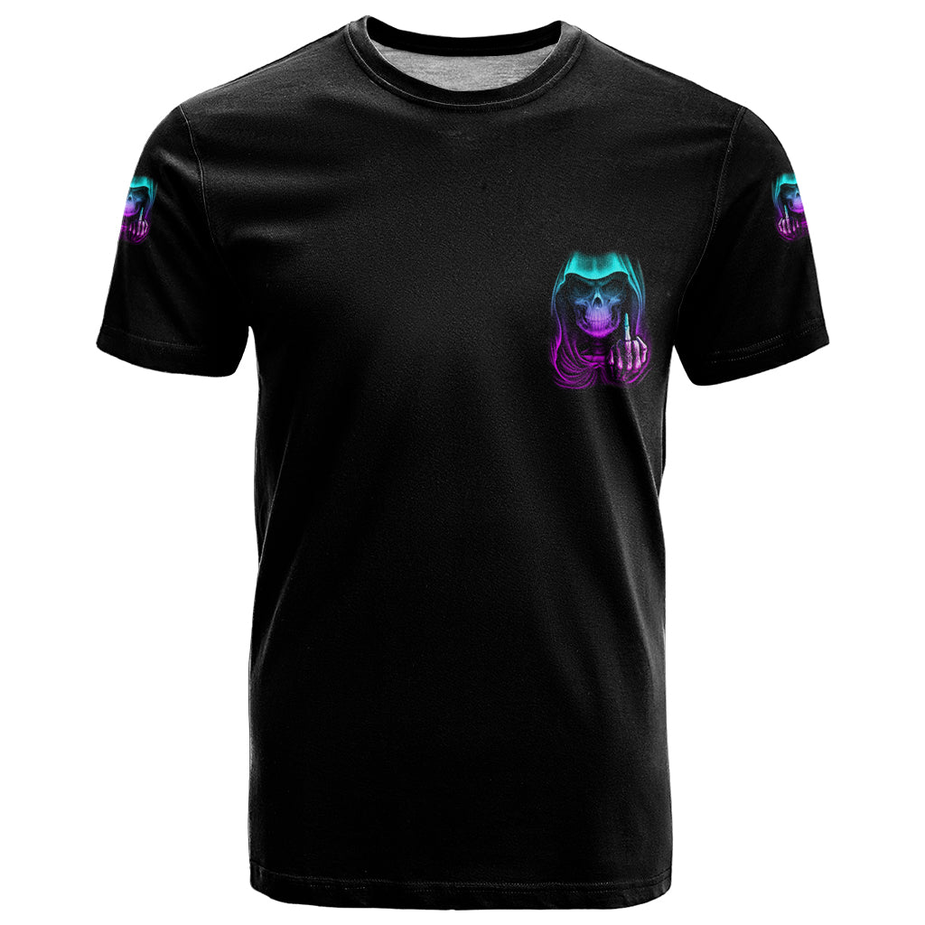 My Give A F Reaper Purple T-Shirt Graphic Tee