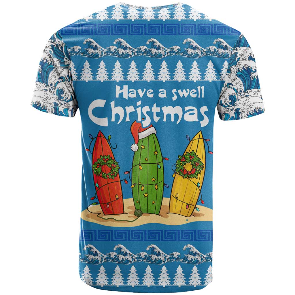 Santa Fist Christmas T-Shirt Xmas Holiday Patterns Graphic Tee
