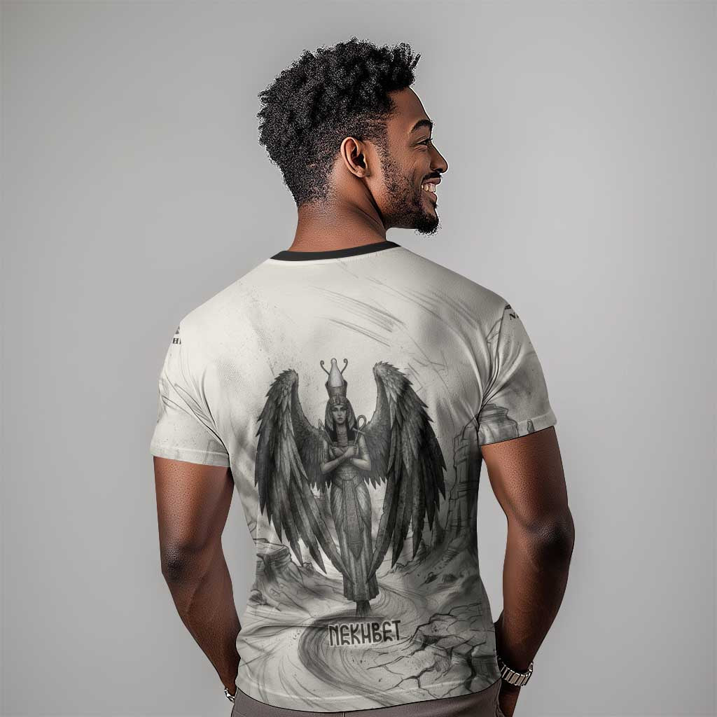 Nekhbet Egyptian T-Shirt Vulture Goddess Mother of Protection Wings Claws Desert Graphic Tee