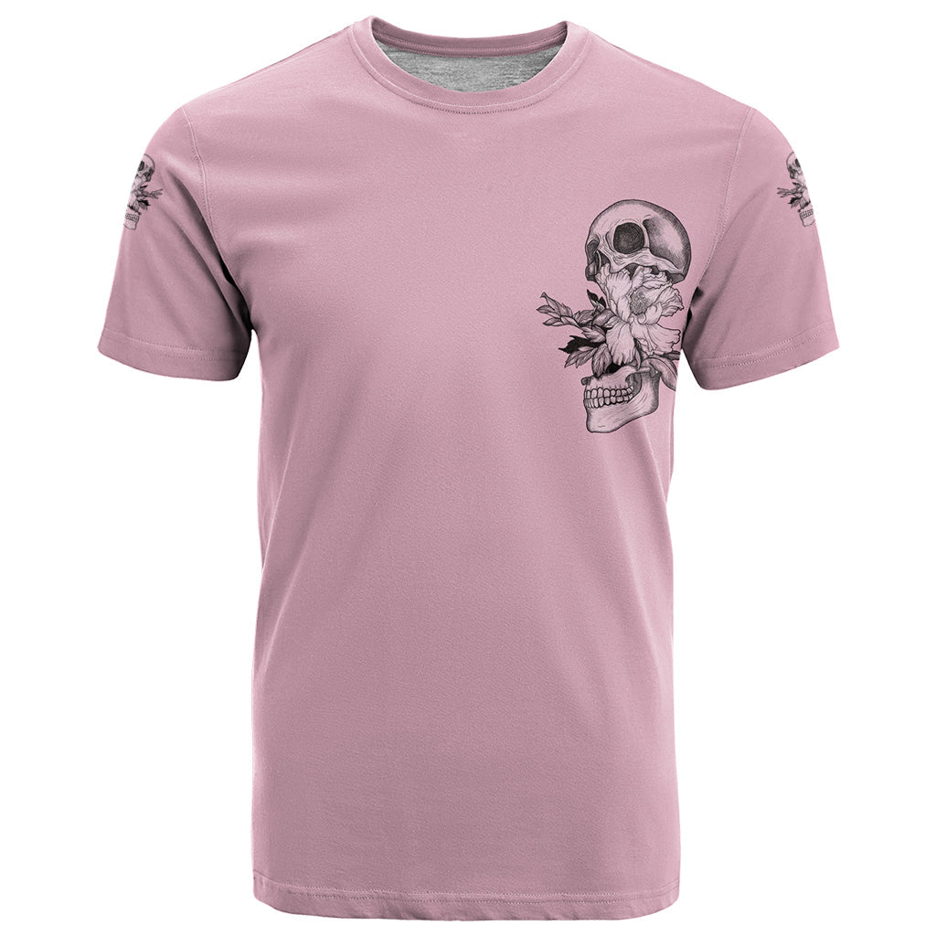 The Good Girl In Me Got Tired Skull T-Shirt Graphic Tee