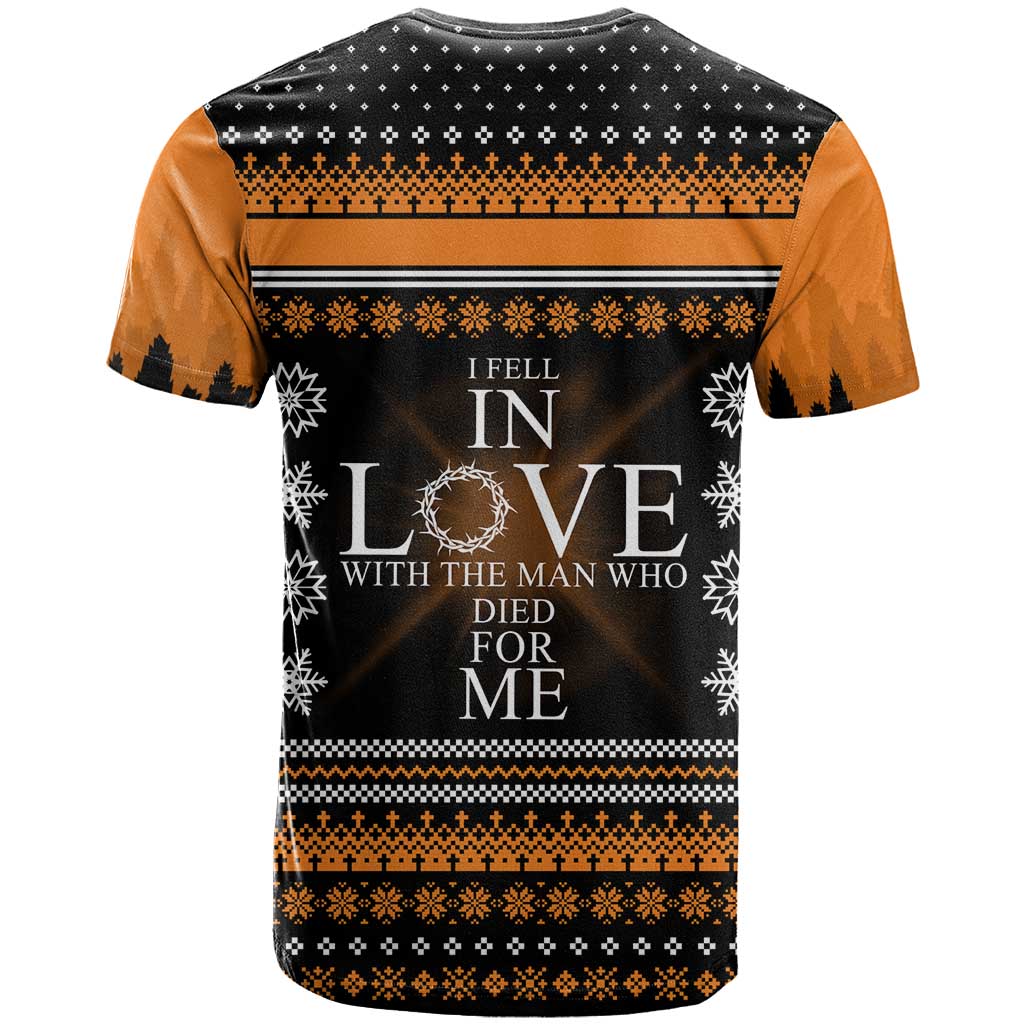 Christian Xmas Christmas T-Shirt Xmas Holiday Patterns Graphic Tee