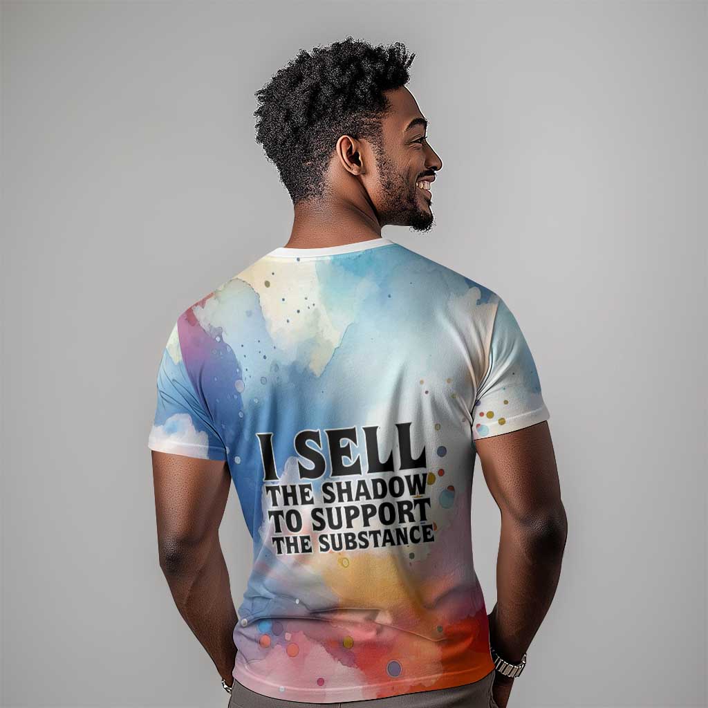 Sojourner Truth T-Shirt I Sell the Shadow - Abolitionist Legacy Watercolor Design Graphic Tee