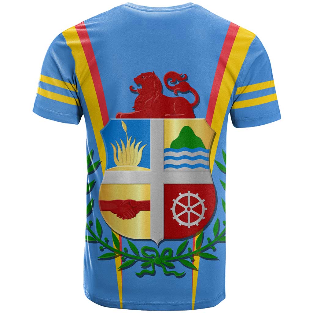 Aruba T-Shirt National Emblem Featuring the Lion Symbol - Majestic Design Graphic Tee