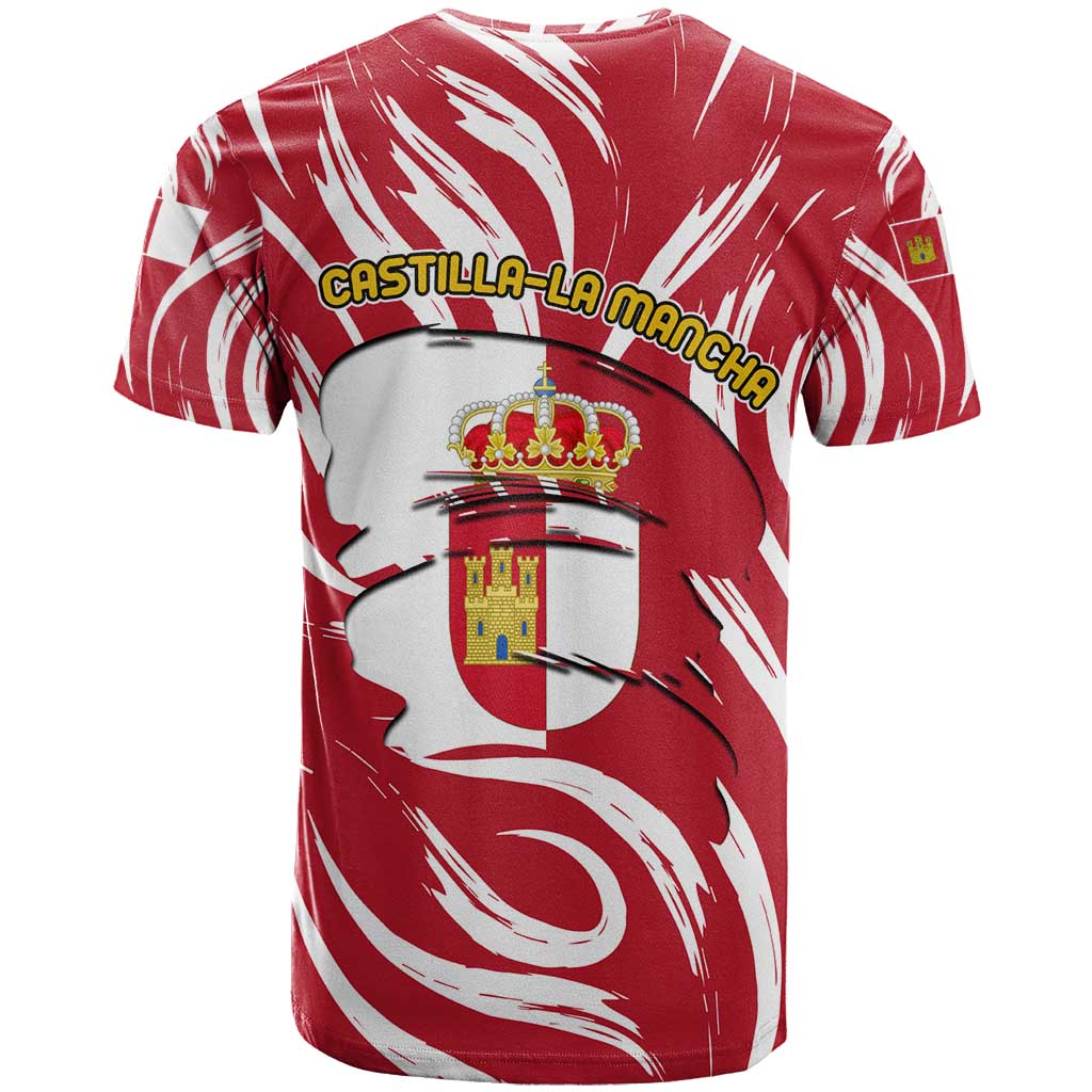 Castilla La Mancha Flag T-Shirt Autonomous Community of Spain Graphic Tee
