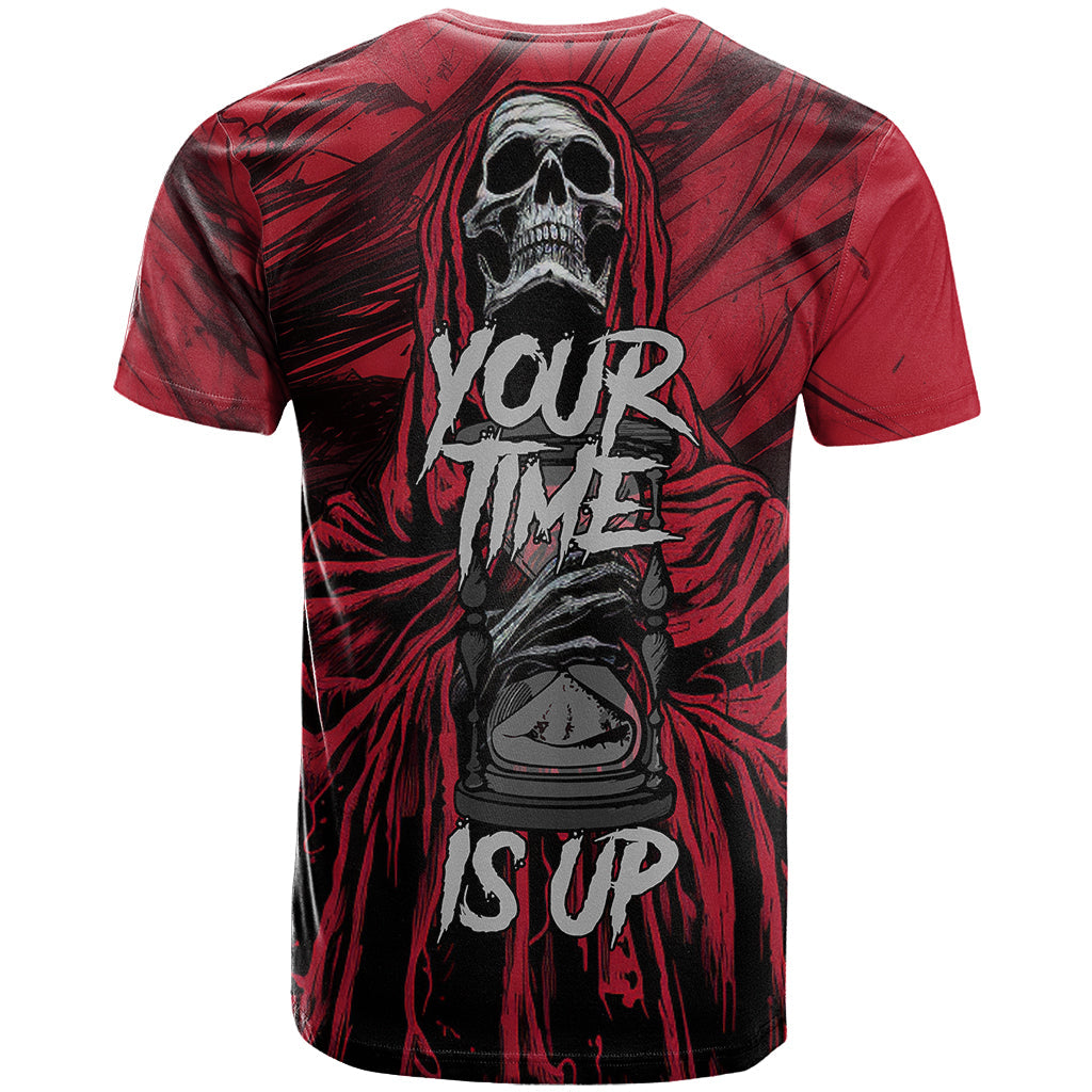 Skull Death T-Shirt Your Time Graphic Tee