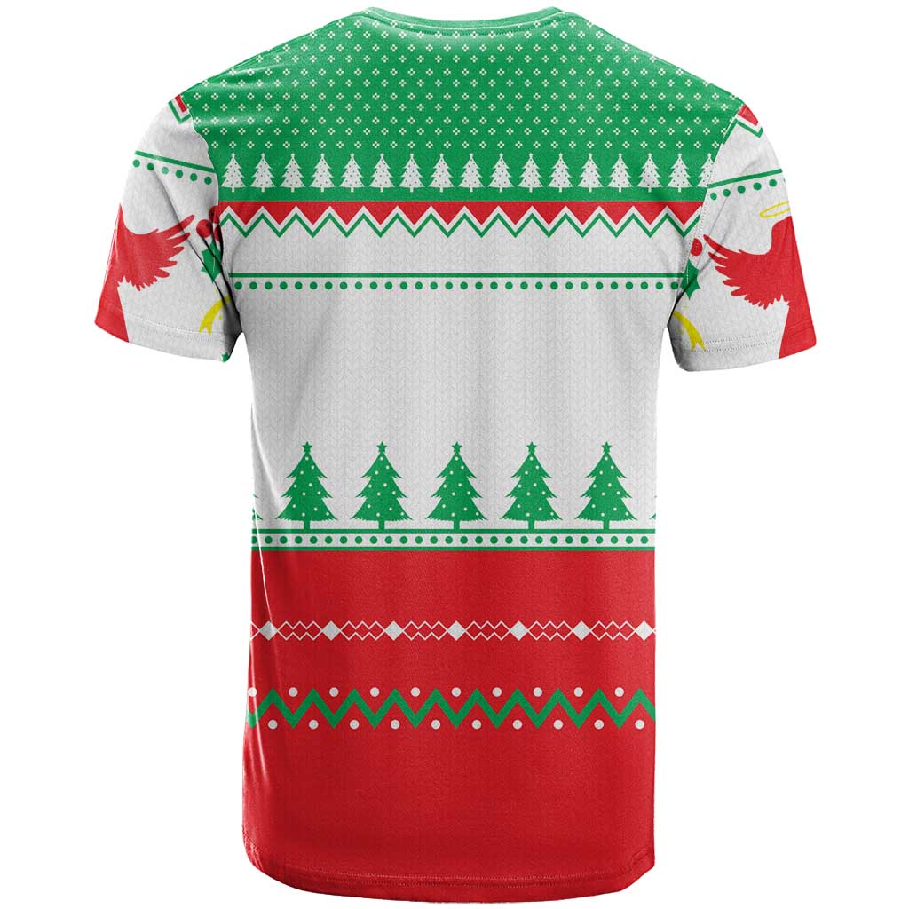 Funny Fitness Cookie Christmas T-Shirt with Gingerbread Design and Holiday Pattern Graphic Tee