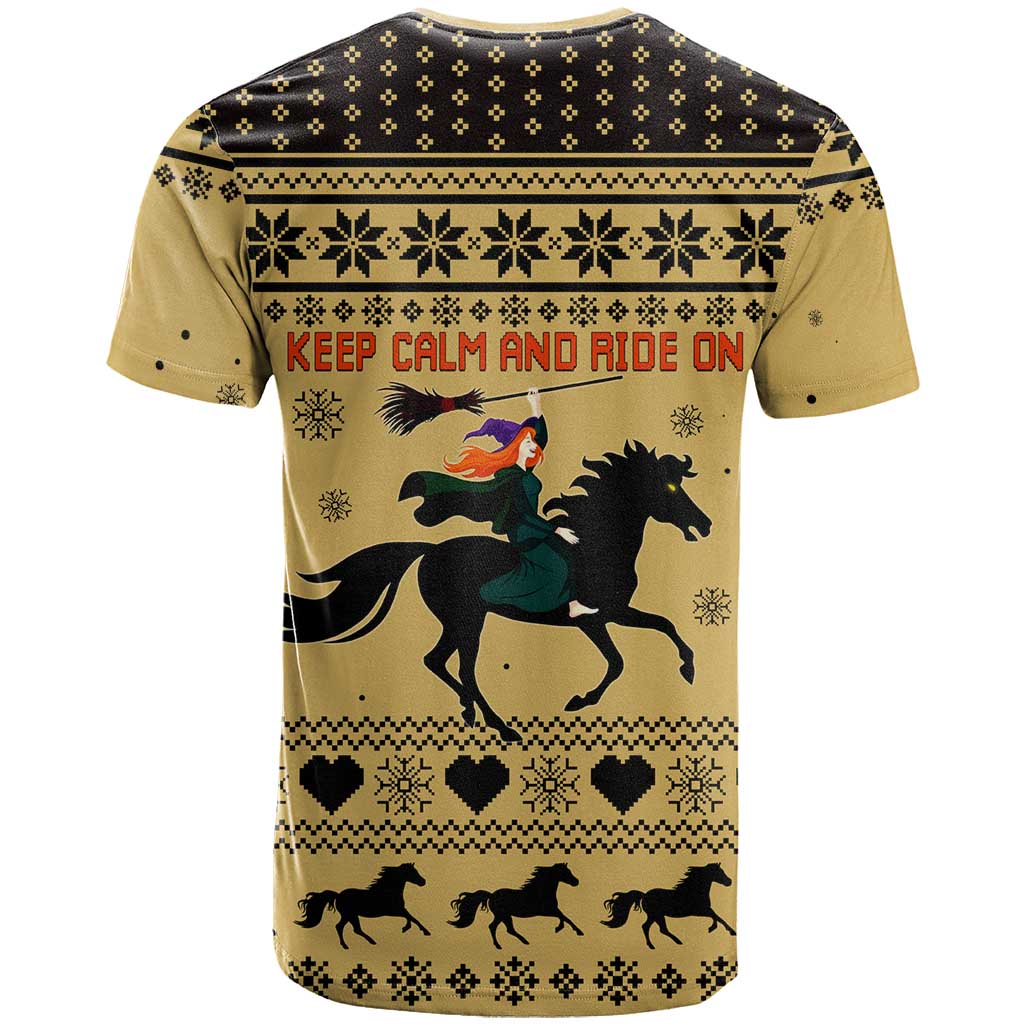 Horse Lover Christmas Christmas T-Shirt Xmas Holiday Patterns Graphic Tee