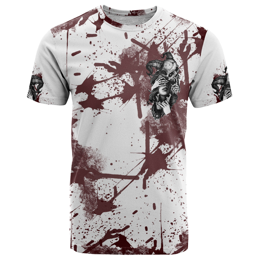 Love Me Like My Demons Do Skull T-Shirt Graphic Tee
