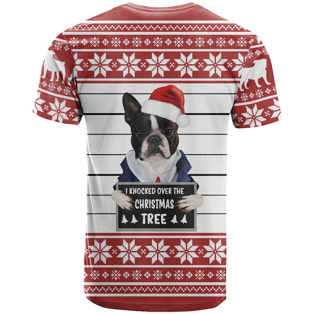 I Knocked Over Yhe Christmas Tree Christmas Christmas T-Shirt Xmas Holiday Patterns Graphic Tee