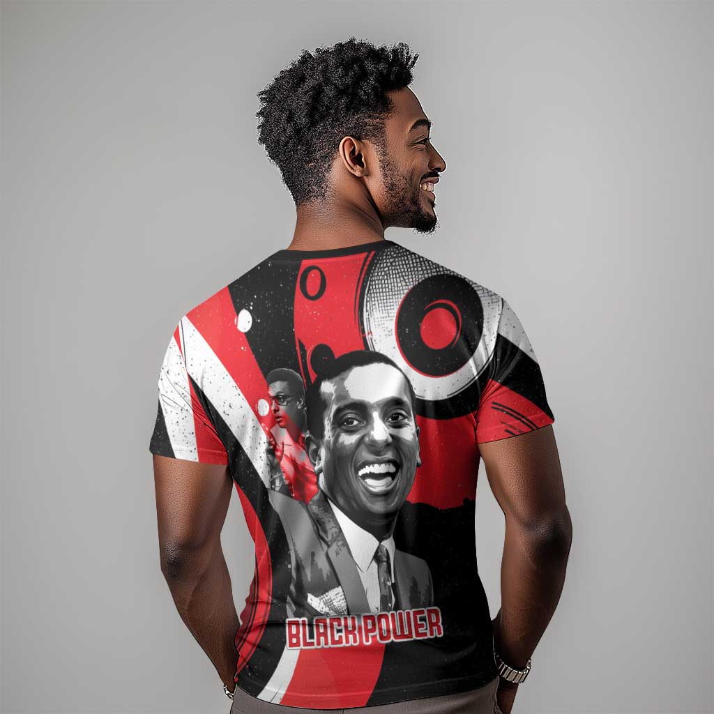 Stokely Carmichael T-Shirt Abstract Design Black Power Text Civil Rights Activist Graphic Tee