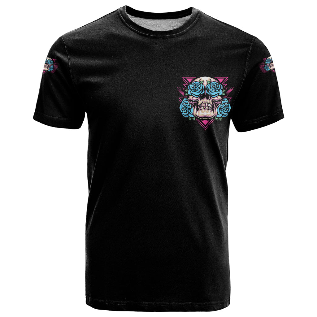 You Couldn't Handle Me Triangle Skull T-Shirt Graphic Tee