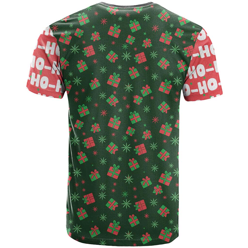 Go Jesus It's Your Birthday Christmas T-Shirt with Presents and Festive Pattern Graphic Tee