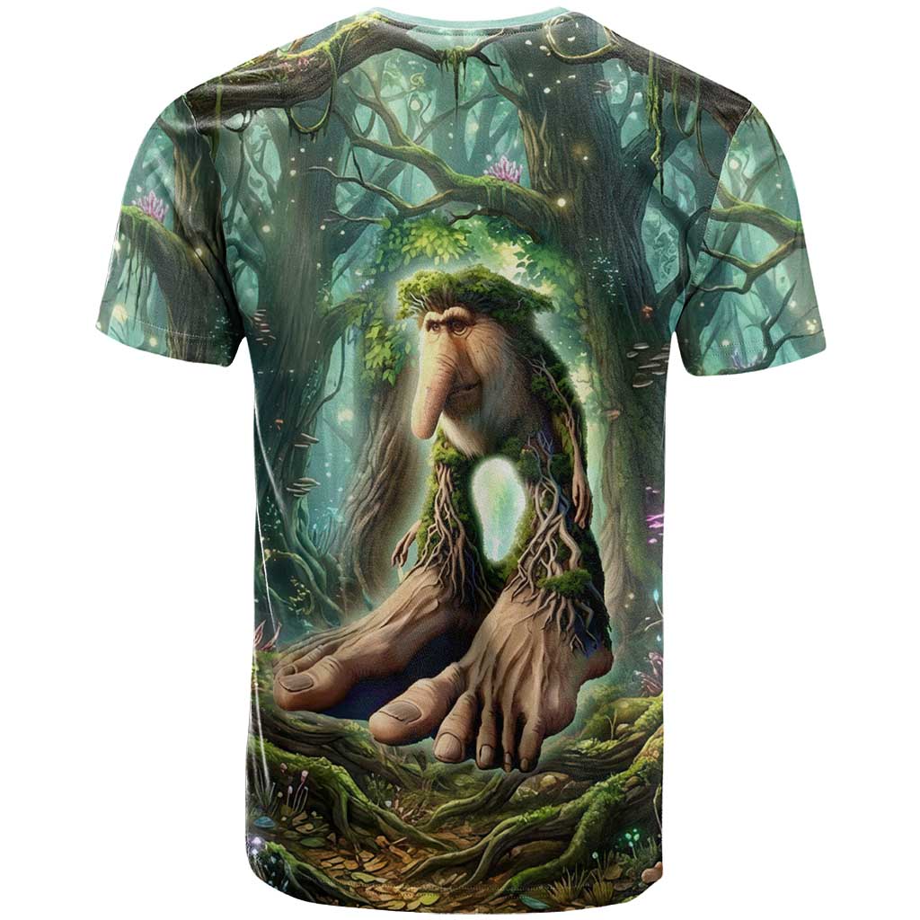 Brr Brr Patapim T-Shirt Glowing Heart and Magical Tree Roots in Enchanted Woods Graphic Tee