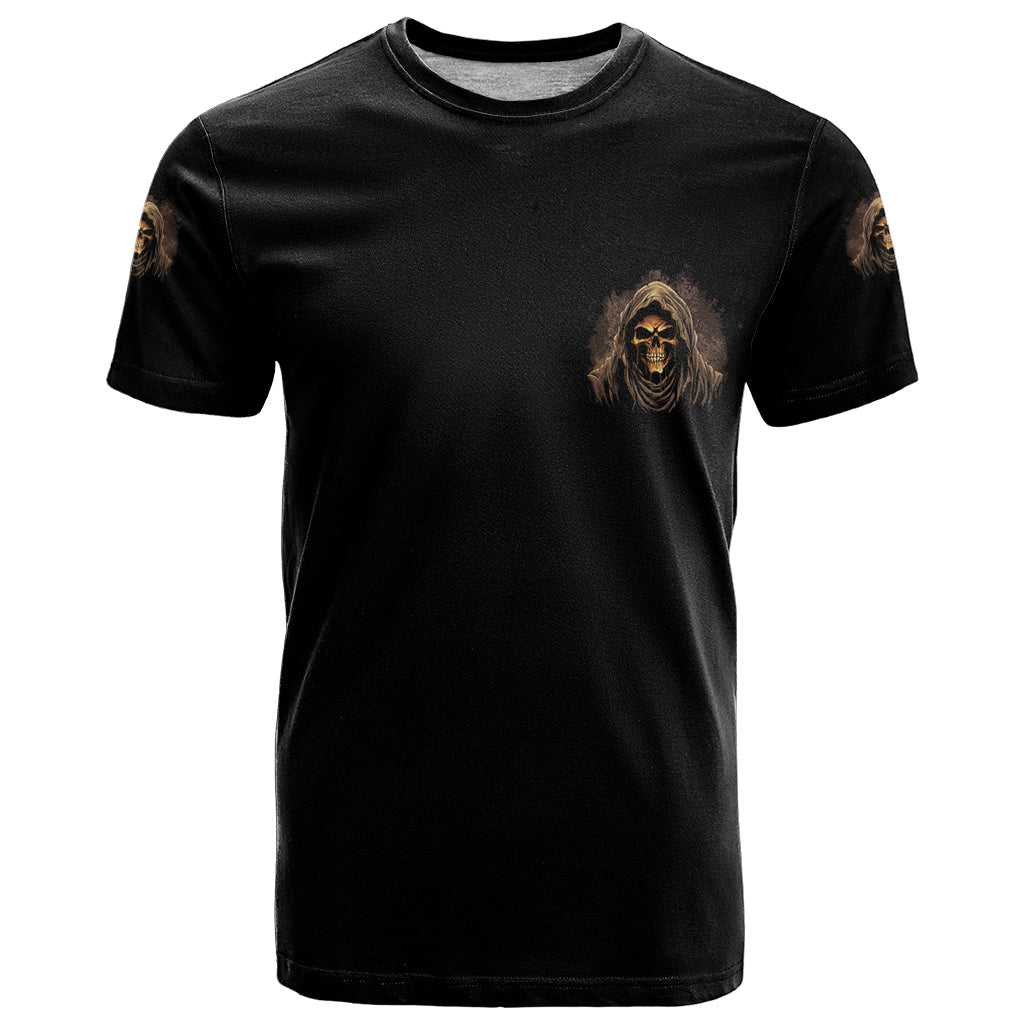 I'm Never Alone Skull Reaper T-Shirt Graphic Tee