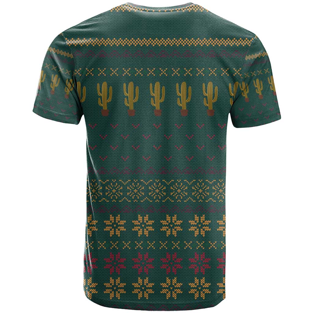 Cactus Christmas T-Shirt Xmas Holiday Patterns Graphic Tee