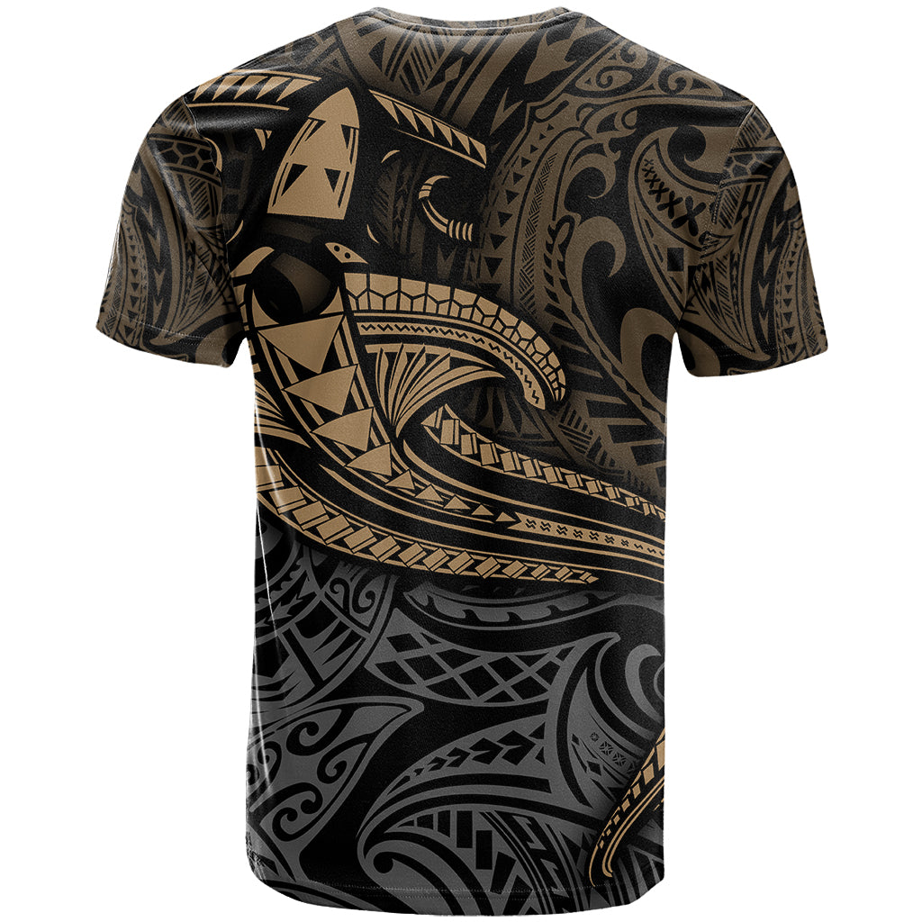 Polynesian T-Shirt Hammerhead Shark Tribal Pattern Graphic Tee