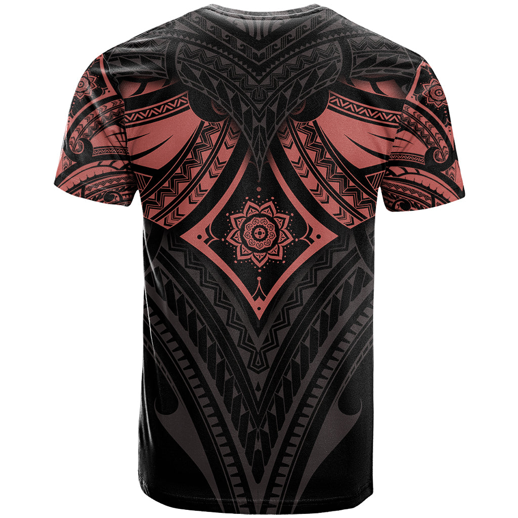 Feminine Polynesian T-Shirt Mandala Tattoo Style Graphic Tee