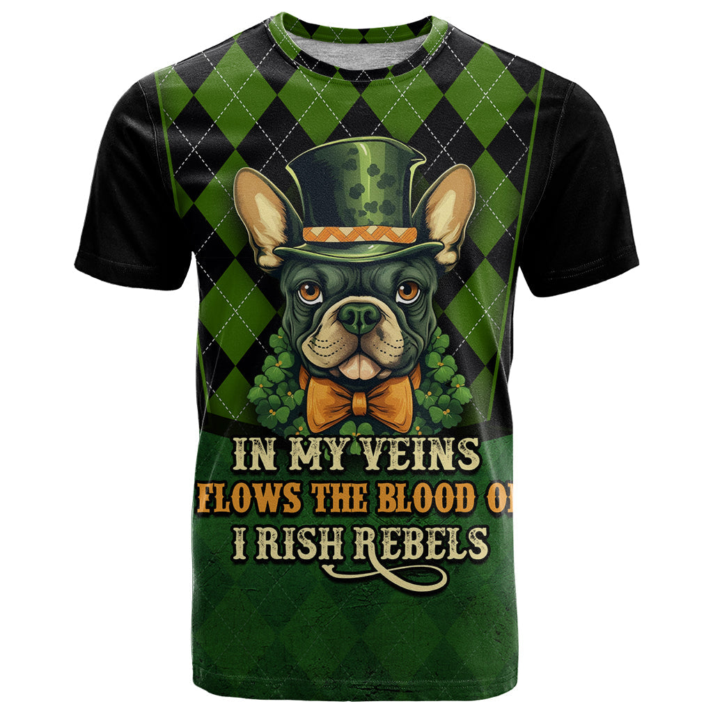 In My Veins Flows The Blood Of Irish Rebels T-Shirt Graphic Tee