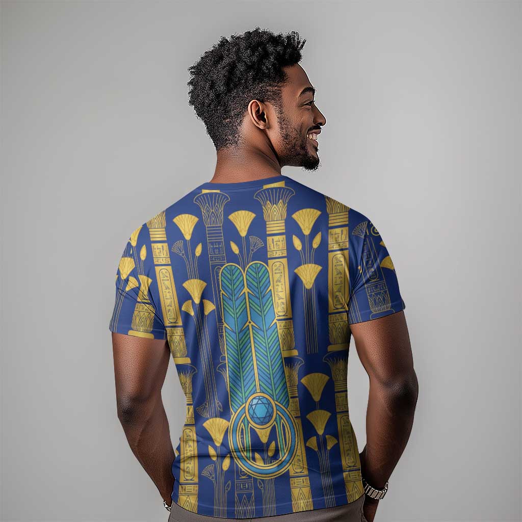 Amun T-Shirt Ancient Egyptian Hieroglyphic, Pharaoh and Scarab Graphic Tee