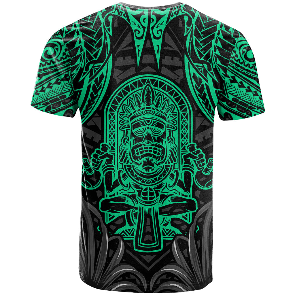 Polynesian T-Shirt Abstract Tiki Graphic Tee