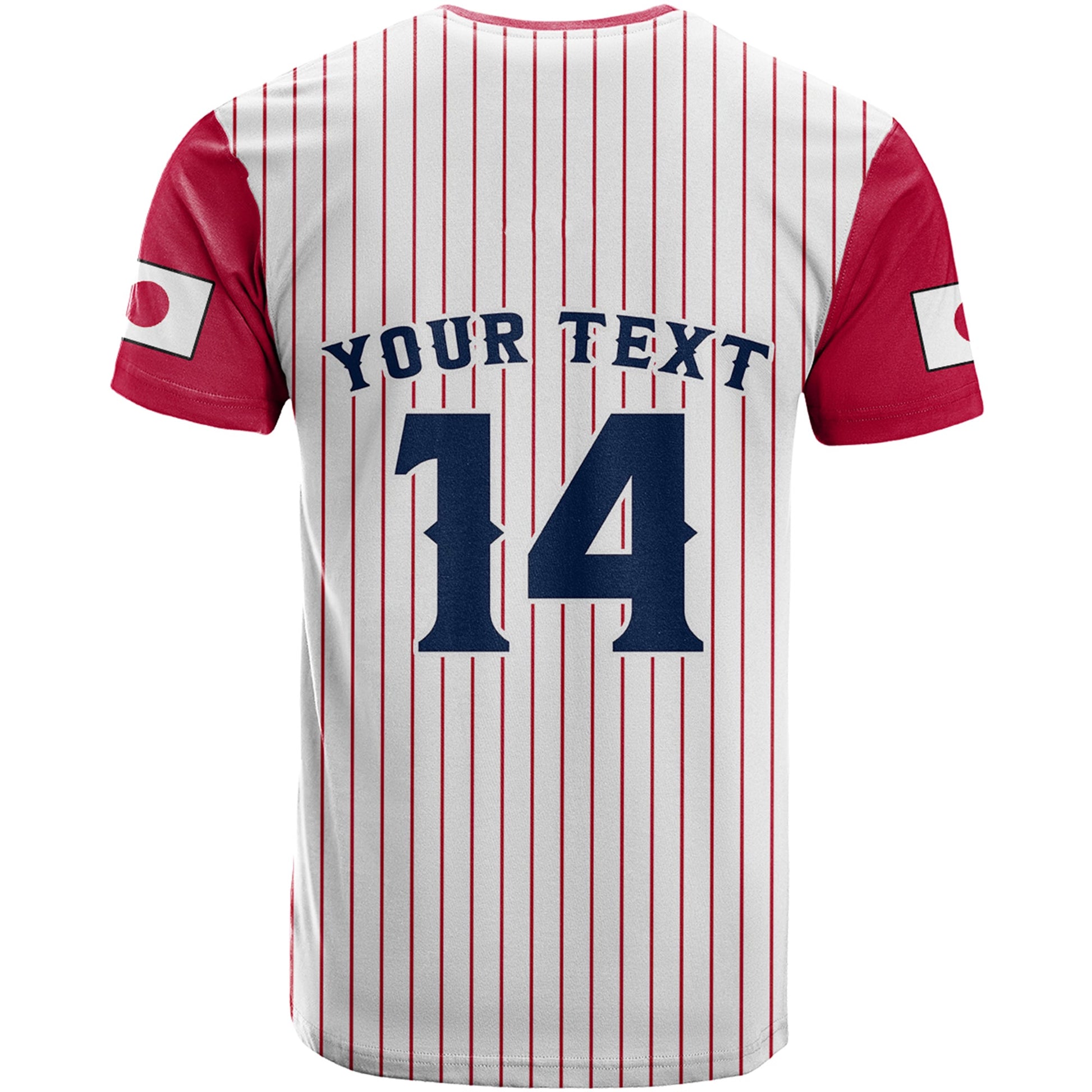 Custom Japan Baseball Simple Style T-Shirt Graphic Tee