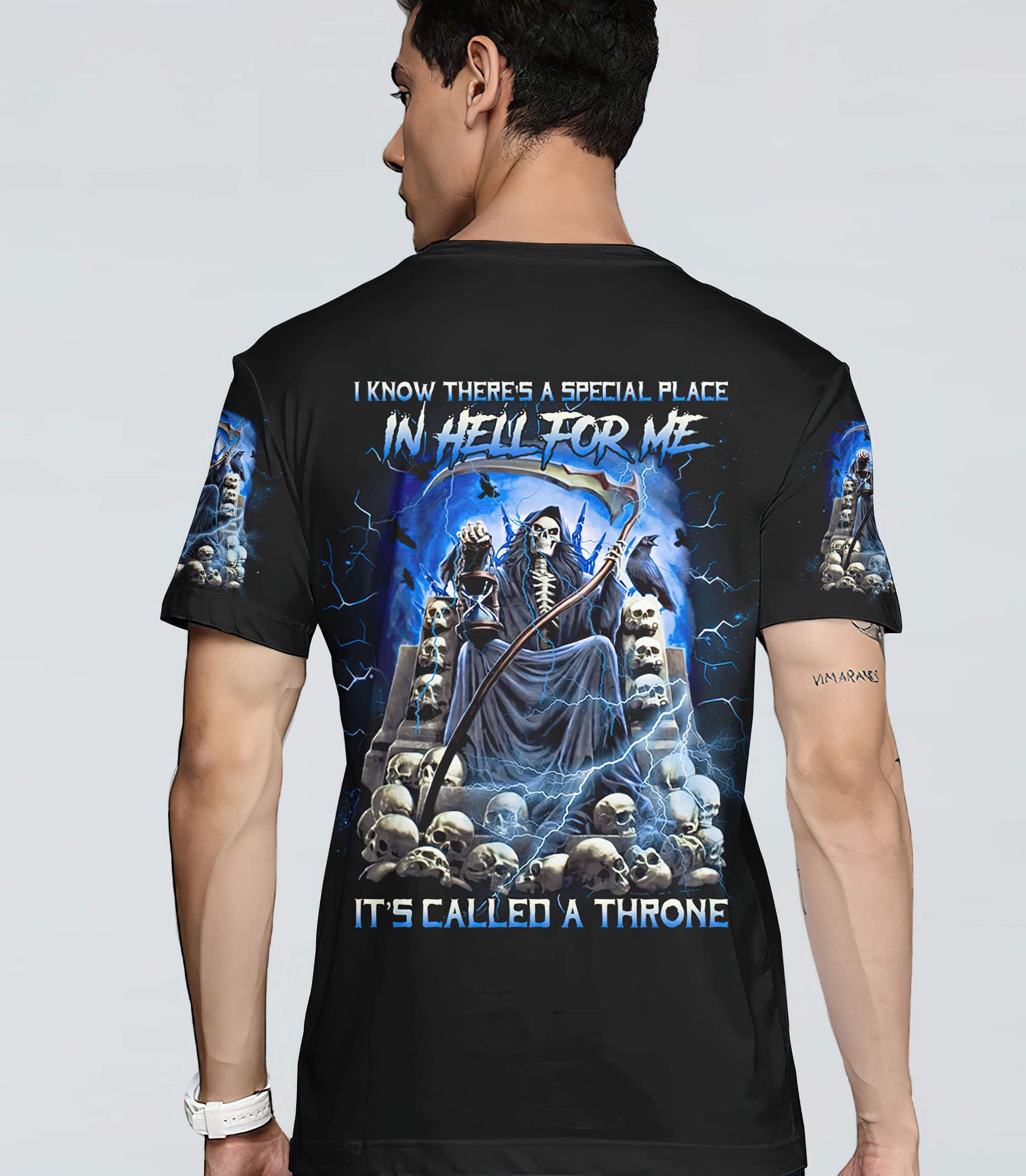 There's A Special Place In Hell For Me Skull T-Shirt Graphic Tee