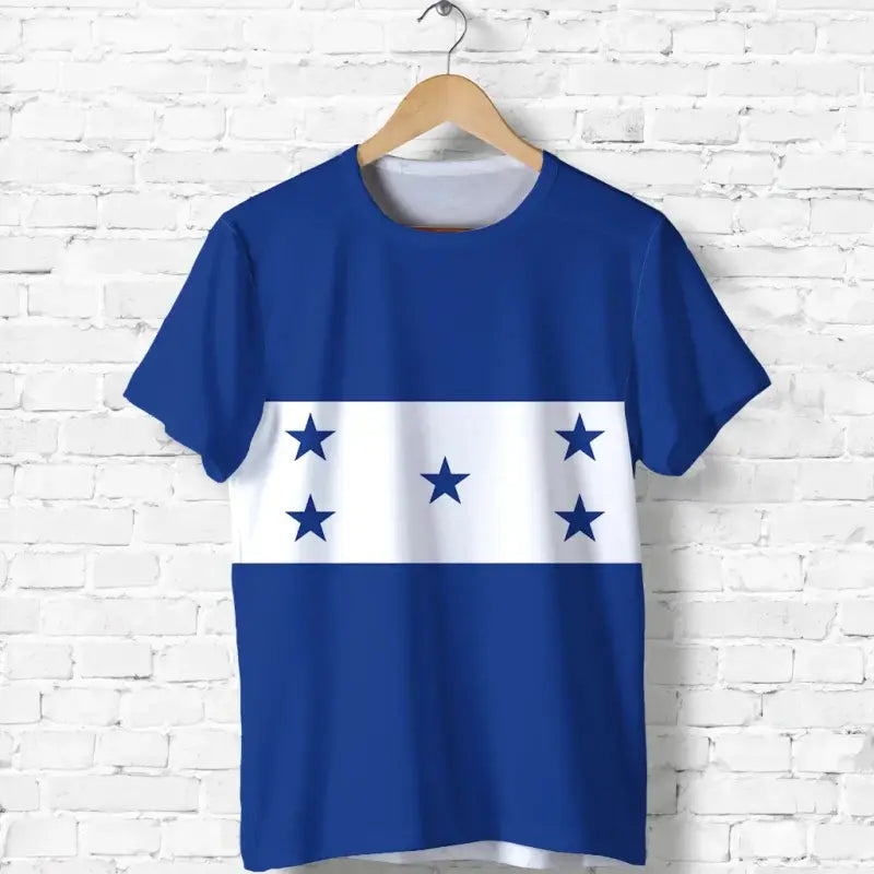 Honduras Flag with Coat of Arms T-Shirt Graphic Tee