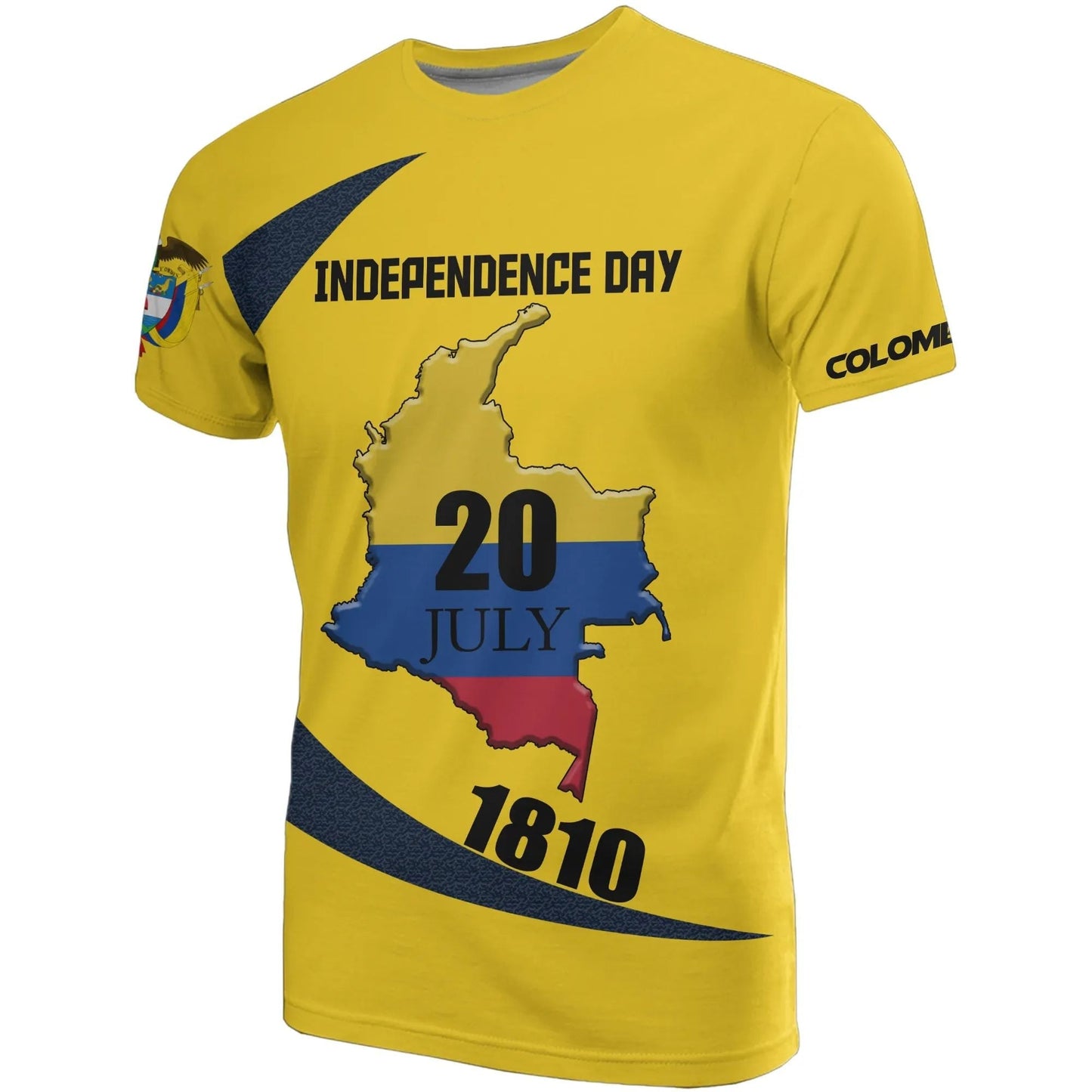 Colombia Independence Day T-Shirt Graphic Tee