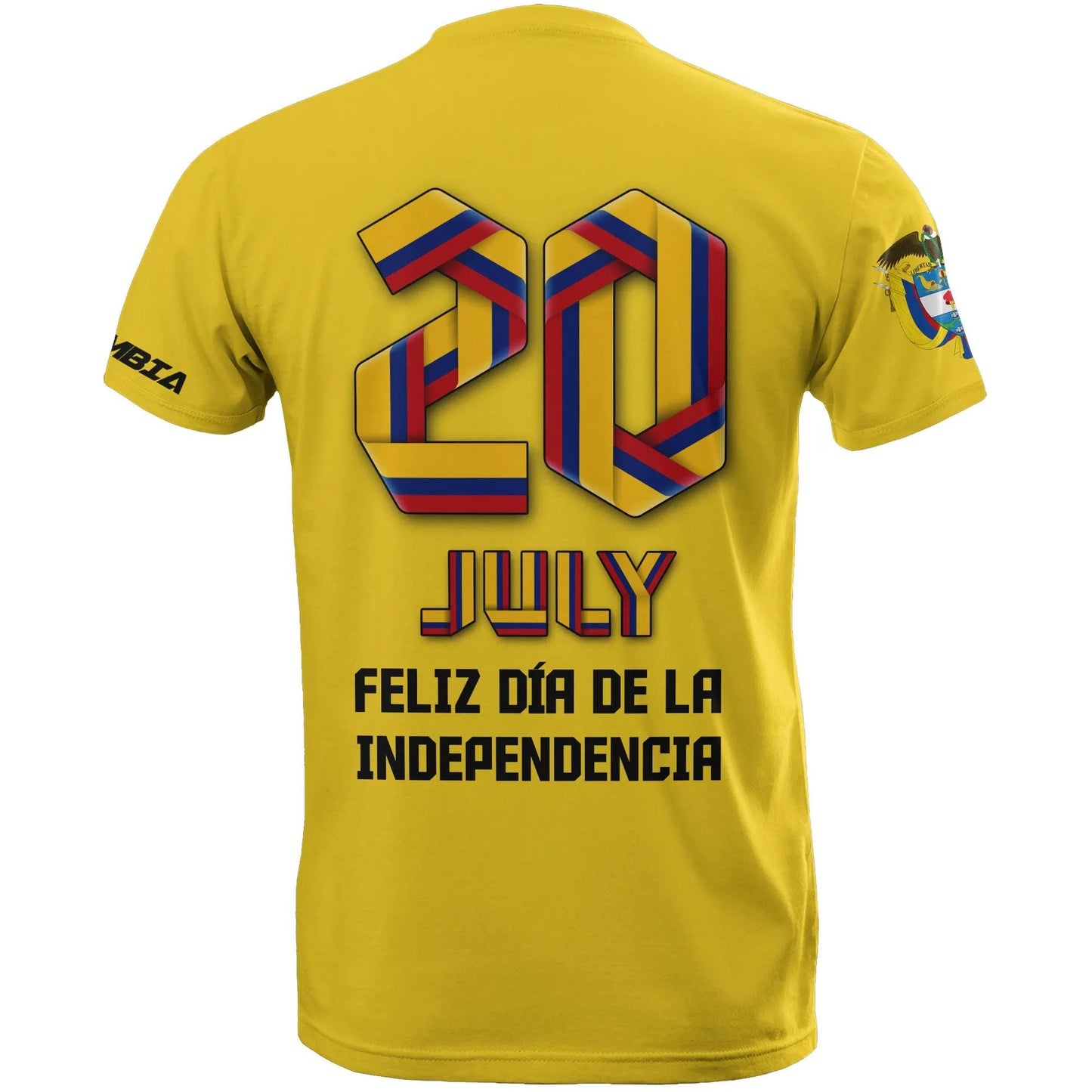 Colombia Independence Day T-Shirt Graphic Tee