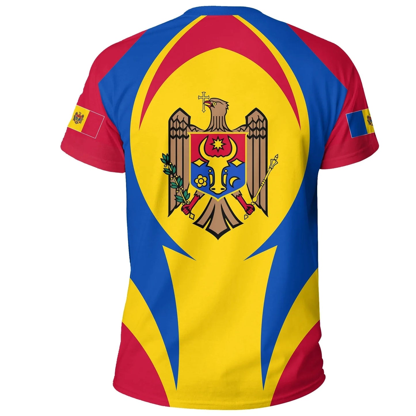 Moldova T-Shirt Action Flag Graphic Tee