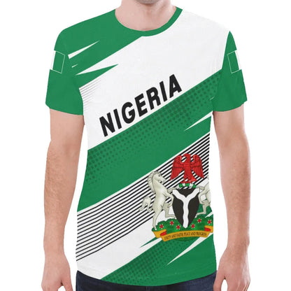 Nigeria Flag T-Shirt Pride Style Graphic Tee