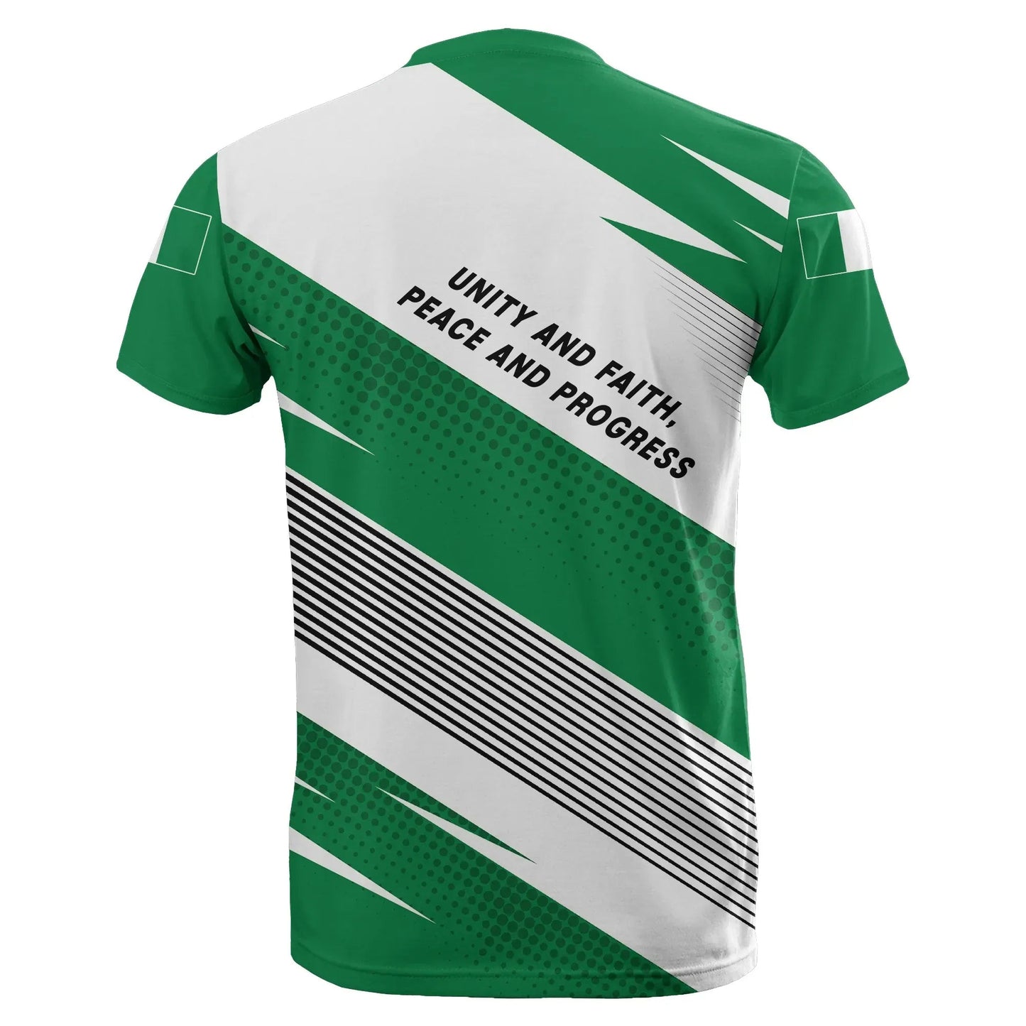 Nigeria Flag T-Shirt Pride Style Graphic Tee