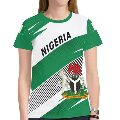 Nigeria Flag T-Shirt Pride Style Graphic Tee
