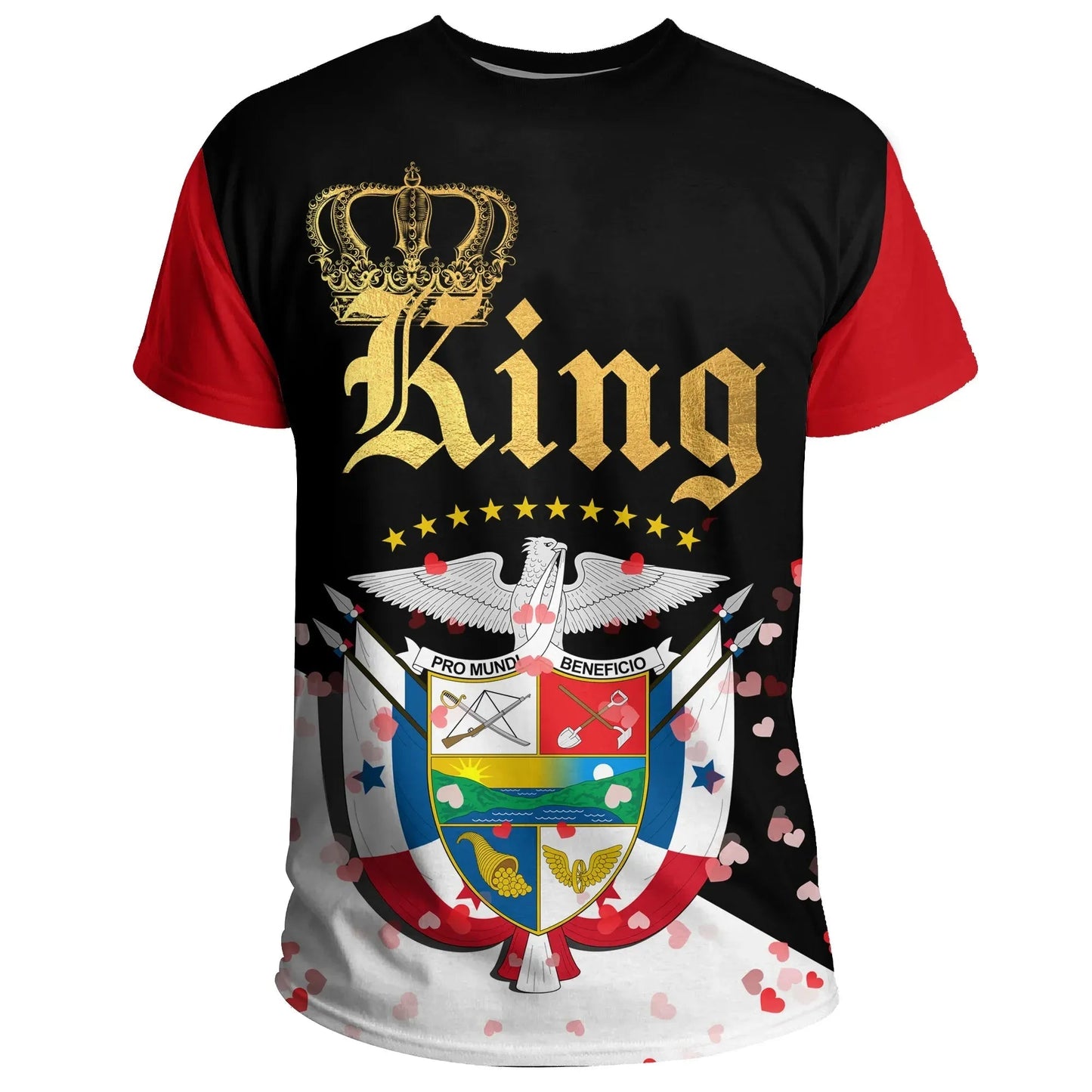 Panama T-Shirt King Valentine Couple Graphic Tee