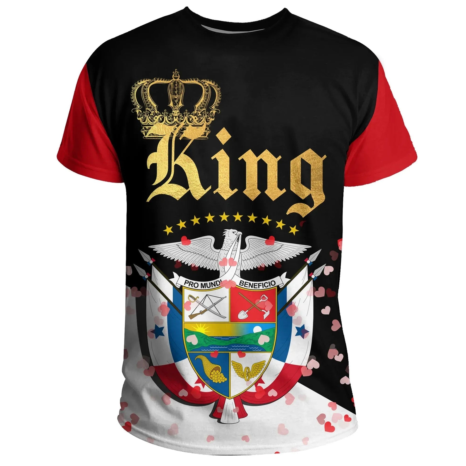 Panama T-Shirt King Valentine Couple Graphic Tee