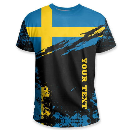Sweden T-Shirt Customized Graphic Tee