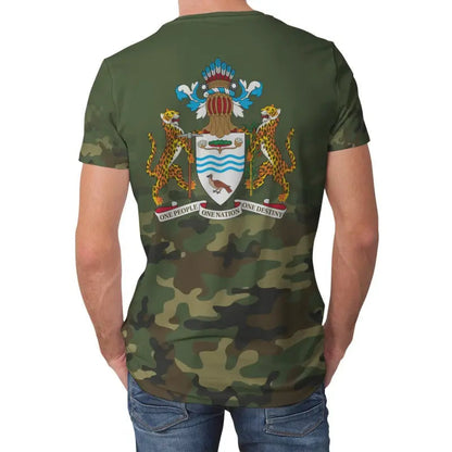 Guyana T-Shirt Camo Graphic Tee