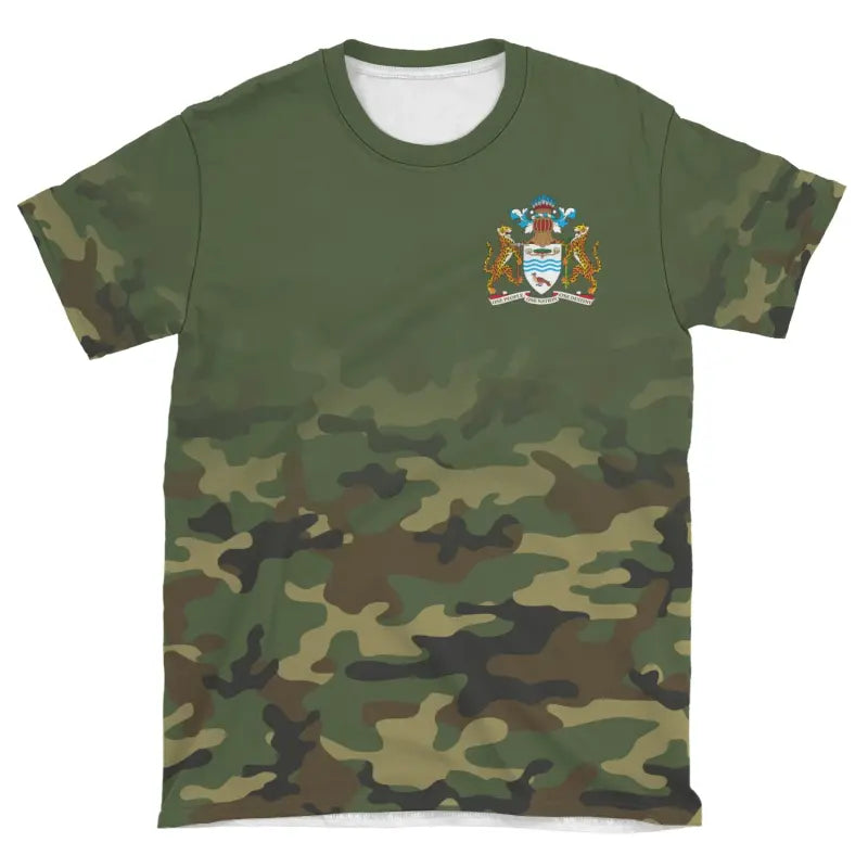 Guyana T-Shirt Camo Graphic Tee