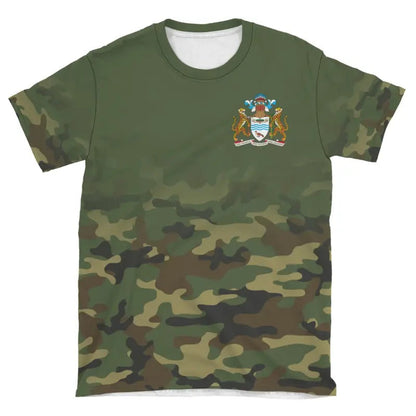 Guyana T-Shirt Camo Graphic Tee