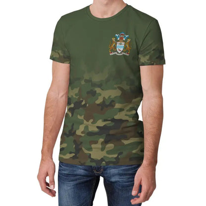 Guyana T-Shirt Camo Graphic Tee