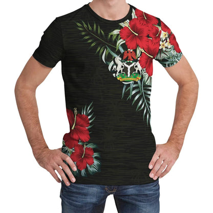 Nigeria T-Shirt Hibiscus Men/Women Graphic Tee