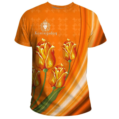 Netherlands T-Shirt King's Day Tulip Graphic Tee