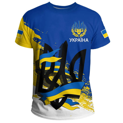 Ukraine Special T-Shirt Blue Graphic Tee