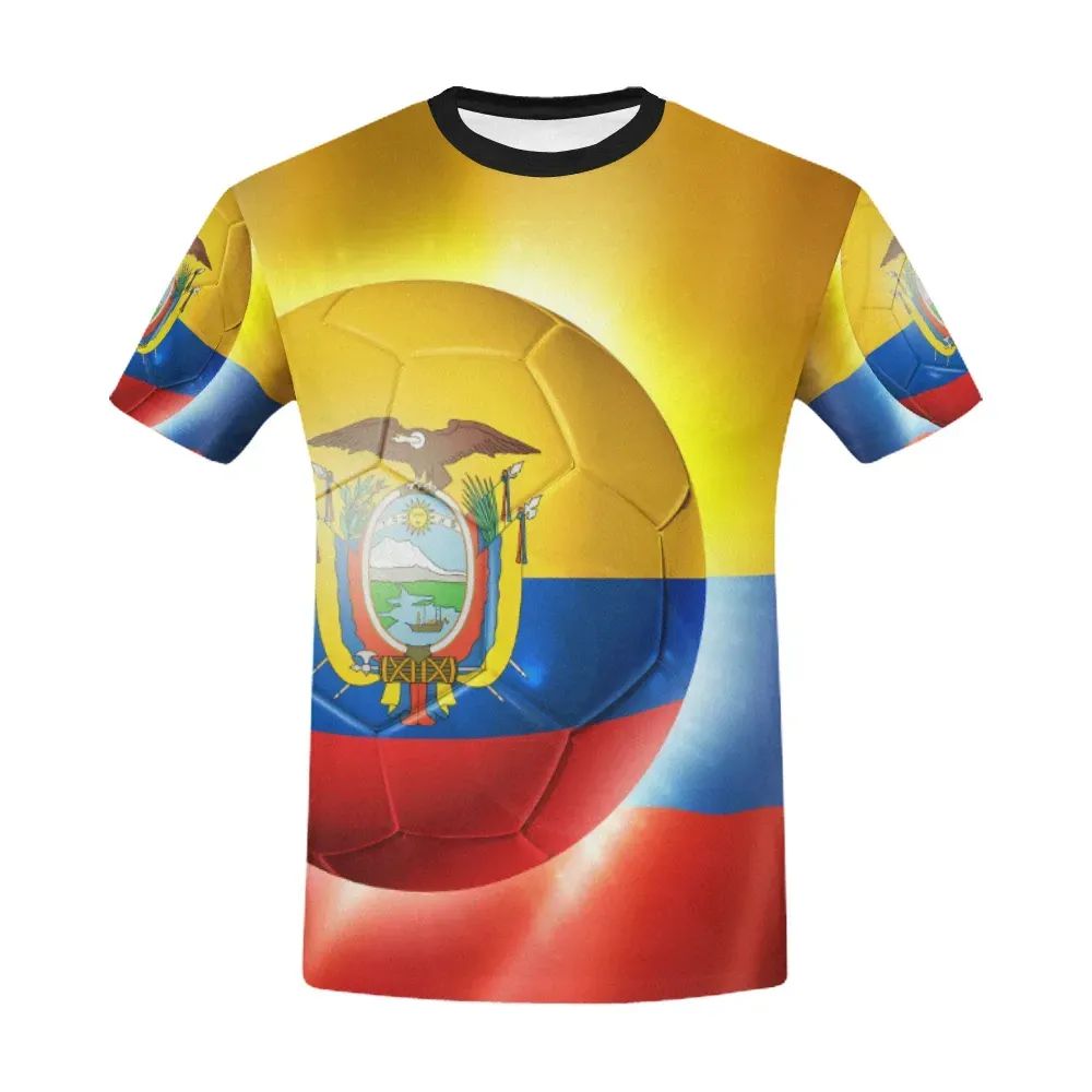 Colombia World Cup All Over Print T-Shirt Graphic Tee