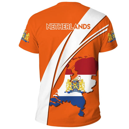 Netherlands T-Shirt Netherlands Koningsdag Lion Graphic Tee