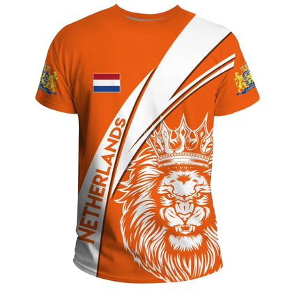 Netherlands T-Shirt Netherlands Koningsdag Lion Graphic Tee