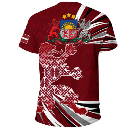 Latvia The Latvian Lion T-Shirt Graphic Tee